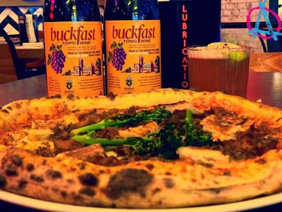 Pizza Punks have created a Buckfast pizza.