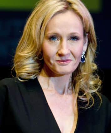 JK Rowling. Pic: PRESS ASSOCIATION Photo.