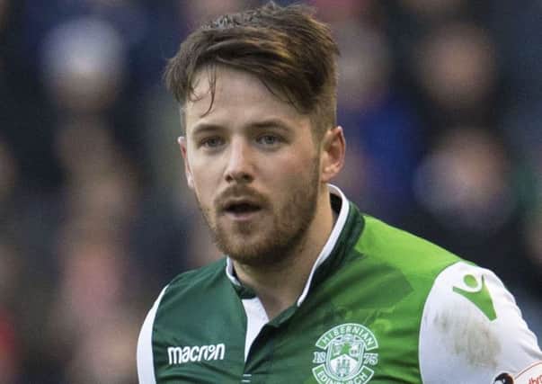 Marc McNulty is enjoying playing for Hibs