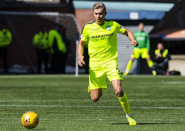 Fraser Murray made his first start in the Premiership against Kilmarnock