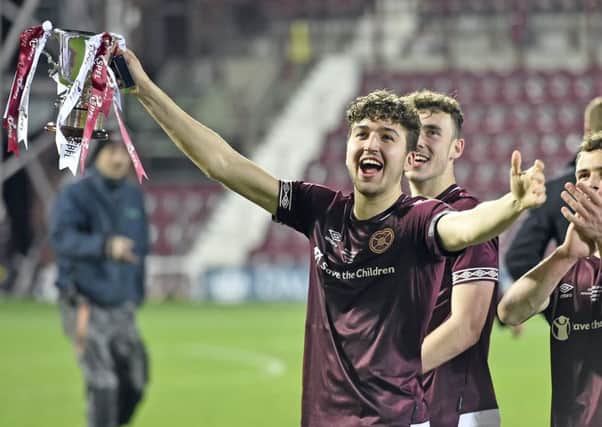 Dario Zanatta, who spent the season on loan at Alloa Athletic, helped Hearts win the Reserve Cup last month