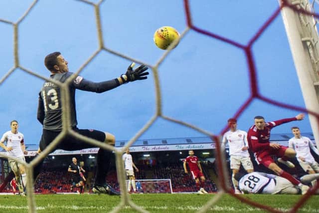 Doyle was beaten twice at Pittodrie but also made some impressive saves