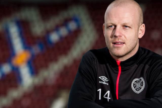 Steven Naismith has admitted his frustration at not being able to help Hearts more this season through his injury woes. Picture: SNS Group