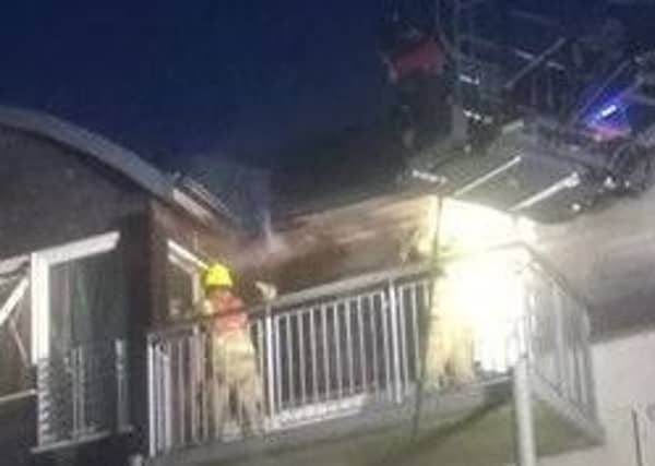 Crews were at the scene until 5am. Picture: TSPL