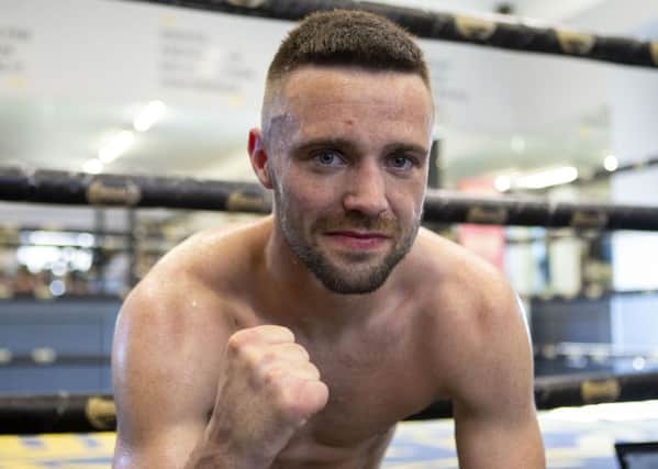 Josh Taylor will be backed by a loyal support