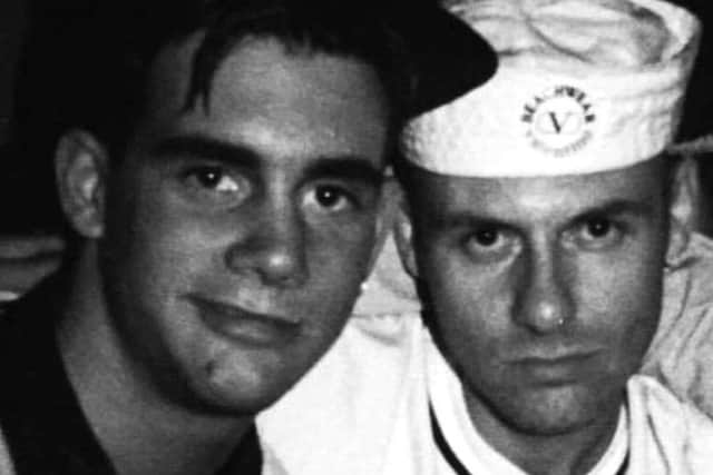 David Cicero with Pet Shop Boys' Chris Lowe