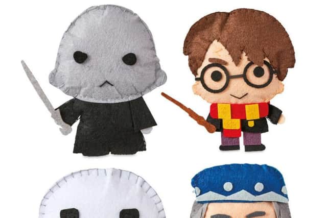 You can construct your own Harry Potter felt characters for 3.99 (Photo: Aldi)