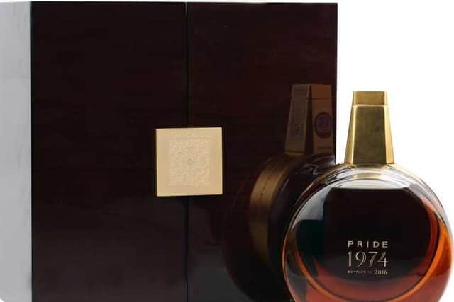 350 pounds for a 25ml measure. Scotch at The Balmoral Hotel, 1 Princes St, Edinburgh EH2 2EQ