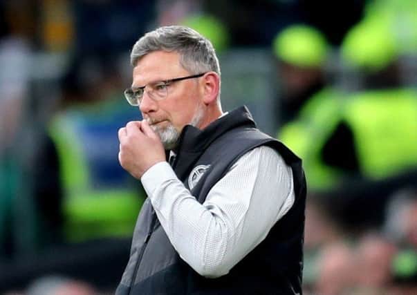 Craig Levein is preparing Hearts for Saturday's Scottish Cup final. Pic: SNS