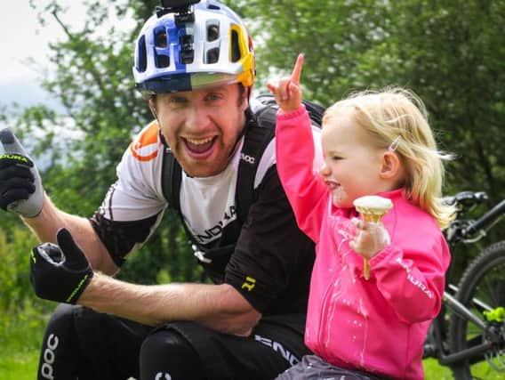 Daisy Thomson was just two years of age when most of her scenes in Danny MacAskill's new film were shot.