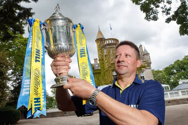Paulo Sergio was at Carlowrie Castle near Kirkliston to promote Saturday's William Hill Scottish Cup final between Hearts and Celtic. Pic: Steve Welsh