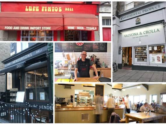 Five of the best delis in Edinburgh and the Lothians.