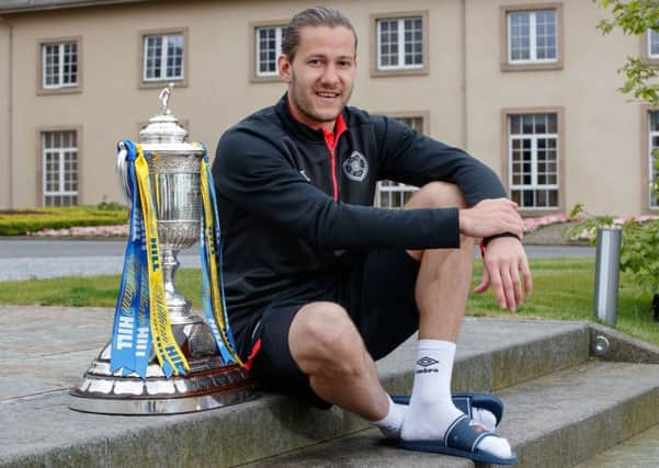 Peter Haring is dreaming of William Hill Scottish Cup glory with Hearts. Pic: Steve Welsh