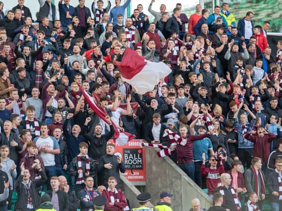 Hearts fans. PIC: Ian Georgeson Photography