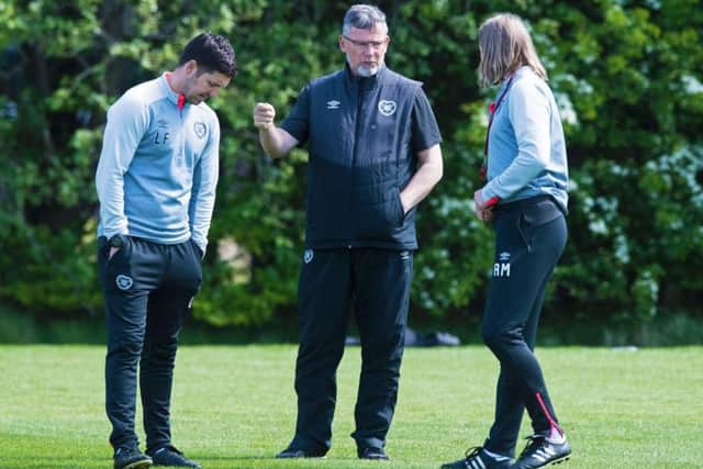 Craig Levein has received a boost in training. Picture: SNS