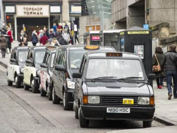 Taxis in Edinburgh. Pic: Ian Georgeson