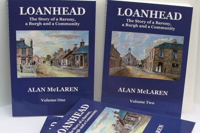 The cover of 'Loanhead, the Story of a Barony, a Burgh and a Community', by Alan McLaren