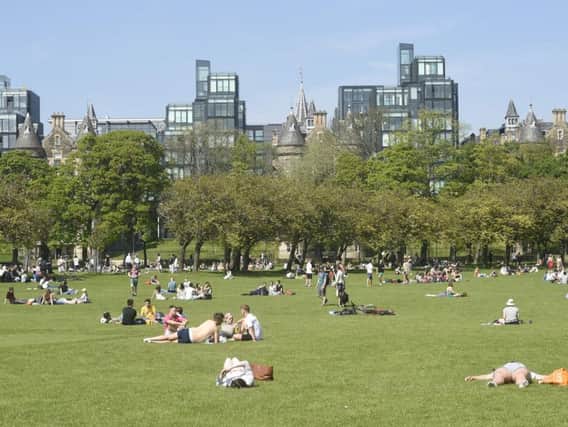 The attack took place on the Meadows. Picture: Greg Mcvean/TSPL