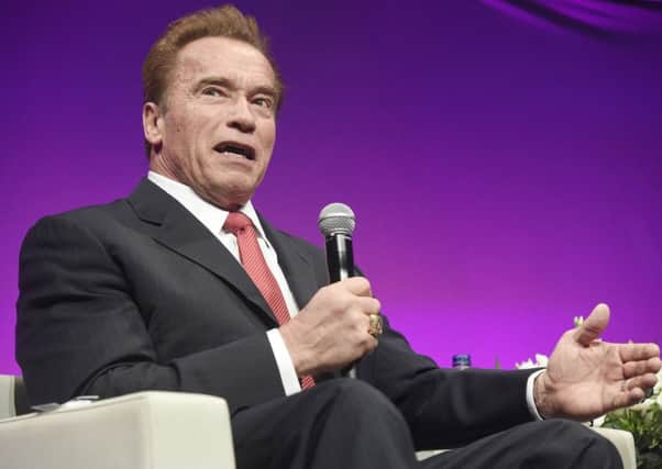 Arnold Schwarzenegger is a committed advocate for the environment. Picture: Greg Macvean