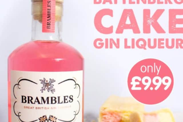 The battenberg cake gin is just one of the sweet dessert gins B&M has on offer (Photo: B&M)