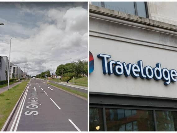 The new Travelodge will be built in 2019 on South Gyle Broadway. Pic: Google Maps/ ClimbWhenReady-Shutterstock