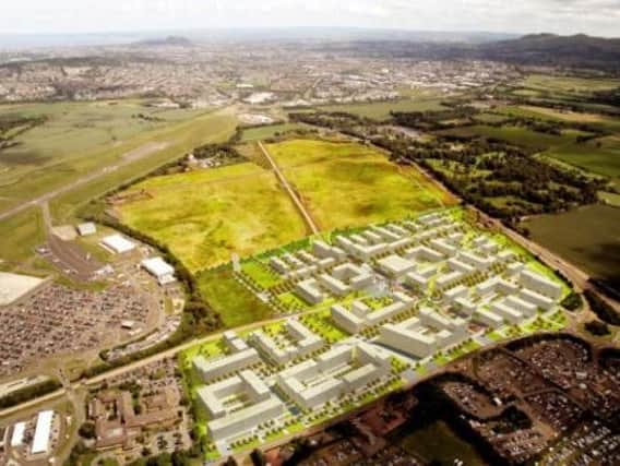 Proposals for the International Business Gateway, which will create 12,000 new jobs near Edinburgh Airport