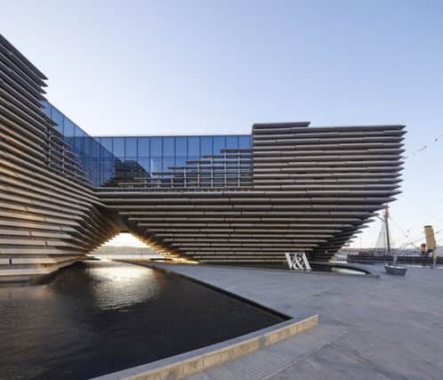 V&A Dundee. Image: 
Kengo Kuma & Associates with PiM.studio Architects and James F Stephen Architects for Dundee City Council