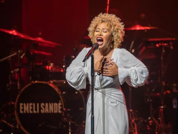 Global pop sensation Emeli Sand is taking to the streets of Edinburgh today in a bid to find Scotland's finest new musical talent.