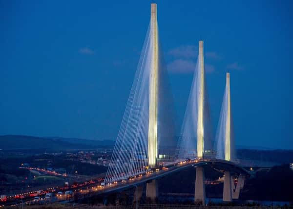 Transport Scotland has now revealed the builders will not be completely clear of the Queensferry Crossing until December. Picture: Ian Georgeson