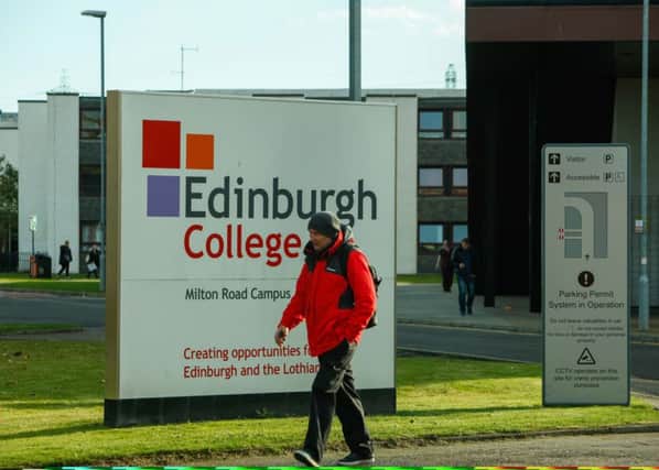 Edinburgh College is closing its student counselling service. Picture: Toby Williams