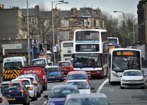 Bold action is required to ease traffic congestion in Edinburgh. Picture: Scott Taylor