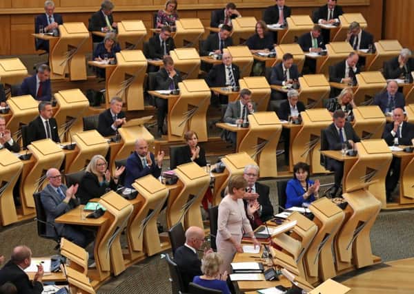 The main chamber of the Scottish Parliament. Picture: Andrew Milligan/PA Wire