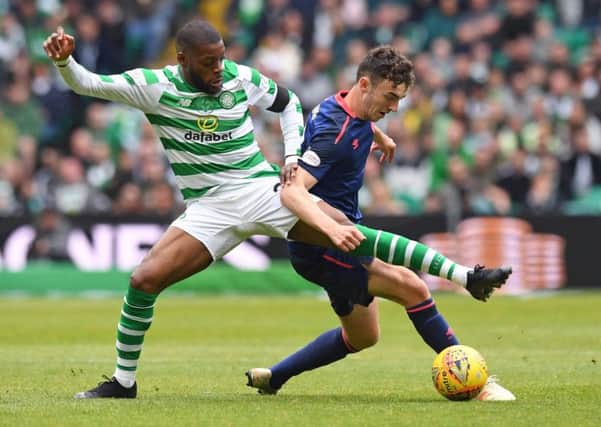 Celtic Park was hostile but young Hearts midfielder Andy Irving coped against the likes of Olivier Ntcham