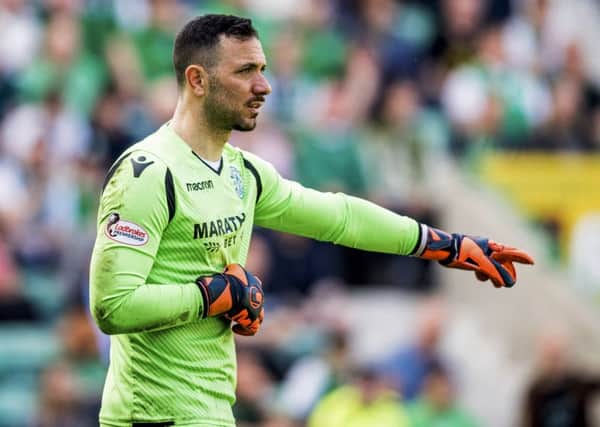 Ofir Marciano has been in good form for Hibs this season. Pic: SNS