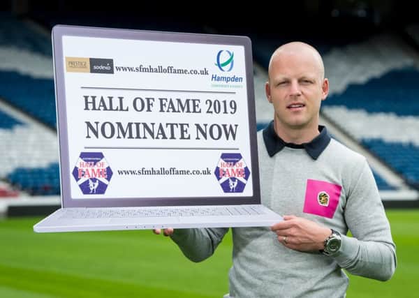 Steven Naismith launches the search for nominees to be inducted into the Scottish Football Hall of Fame