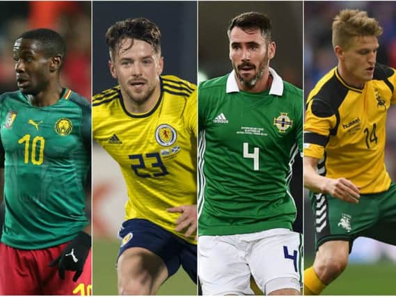 A number of Hearts and Hibs players - past and present - could be involved at international level this weekend
