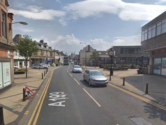 The incident happened in Tranent High Street this afternoon. Pic: Google Maps