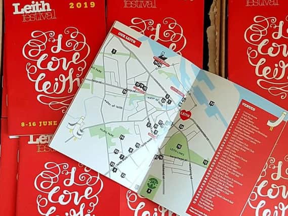 The Leith Festival programme tells you everything about what's on, including a handy map with all the venues (Photo: Leith Festival)