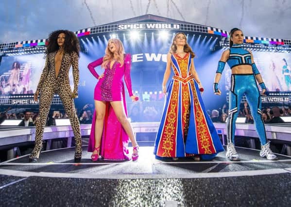 The Spice Girls take to the stage in Edinburgh tonight. Picture: PA