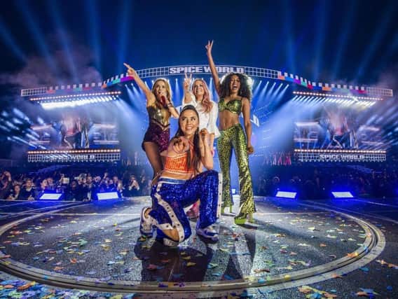 The Spice Girls as they performed in Dublin.