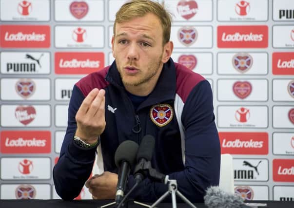 Malaury Martin found game-time at Hearts impossible to come by in the latter stages of his spell in Gorgie. Pic: SNS