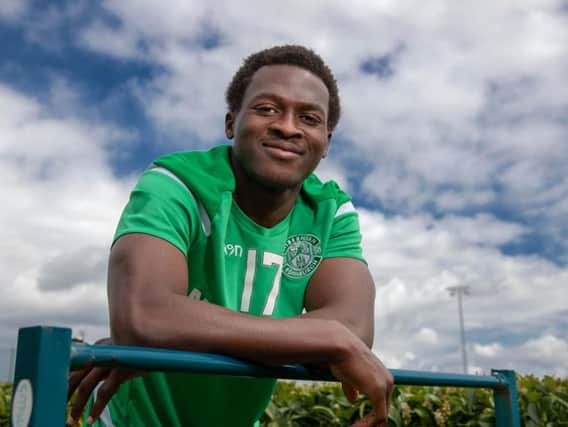 Thomas Agyepong scored once in ten appearances during his loan spell at Hibs