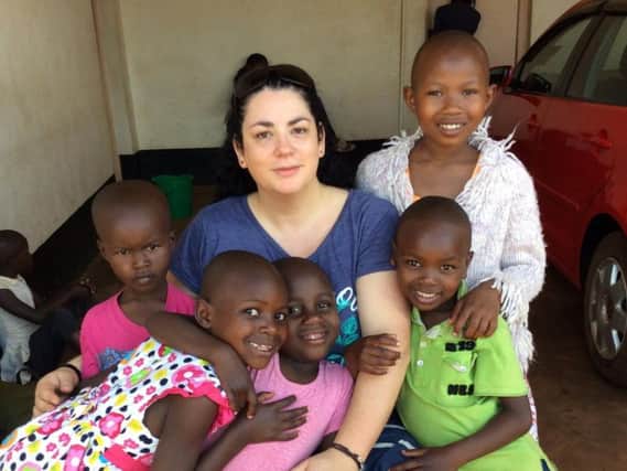 Maria helps children in Africa