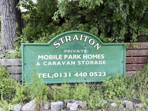 Notices have been served at Straiton Mobile Home Park