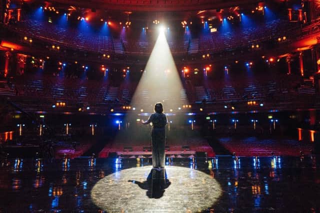 Susan Boyle - on stage 
marking 10 years since her original Britain's Got Talent Audition