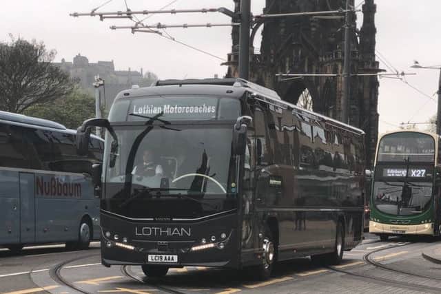 Lothian Motorcoaches - part of Lothian Buses - have been buying up 'personalised' numberplates