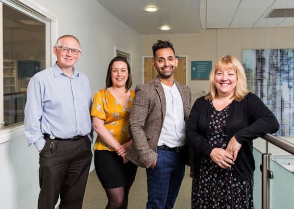 Julie Greenberry, Dr Shelley Crampton, Dr Amir Khan and Nick Nurden in GPs: Behind Closed Doors. Picture: Channel 5