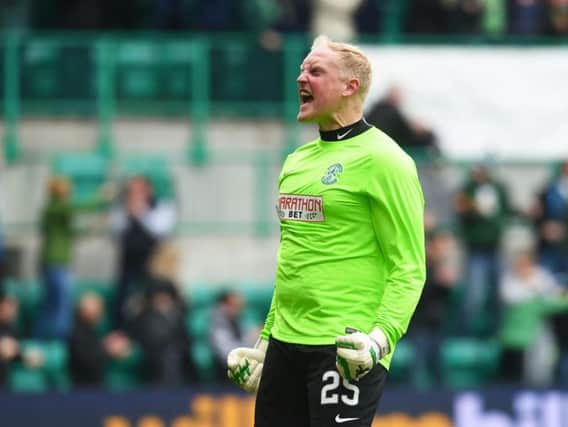 Conrad Logan turned out to be an inspired signing on Hibs' march to Scottish Cup victory in 2016. Picture: SNS