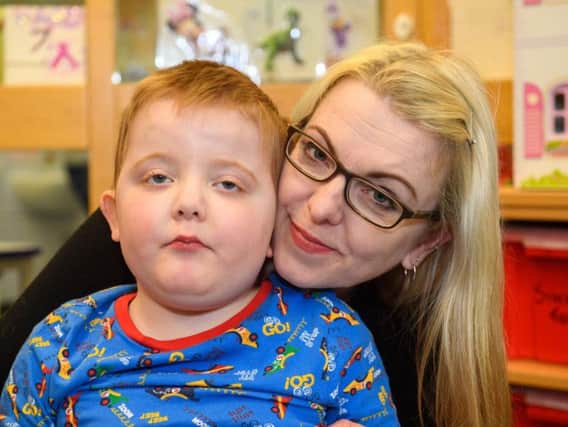 Murray Gray has been able to return to school for a few hours each day after mum Karen brought cannabis oil Bedrolite into the UK from the Netherlands.