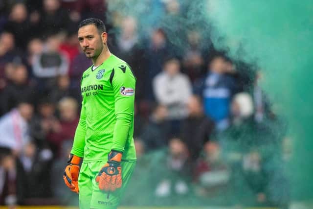 Ofir Marciano is the best HIbs goalkeeper in the 21st century. Picture: SNS